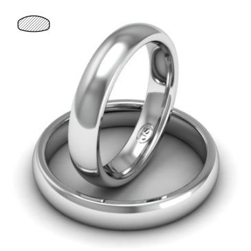 Обручальное кольцо из платины