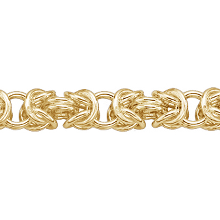 Золотая цепочка лисий хвост шириной 5,3 мм - купить по цене 249600 руб . винтернет-магазине goldax.ru