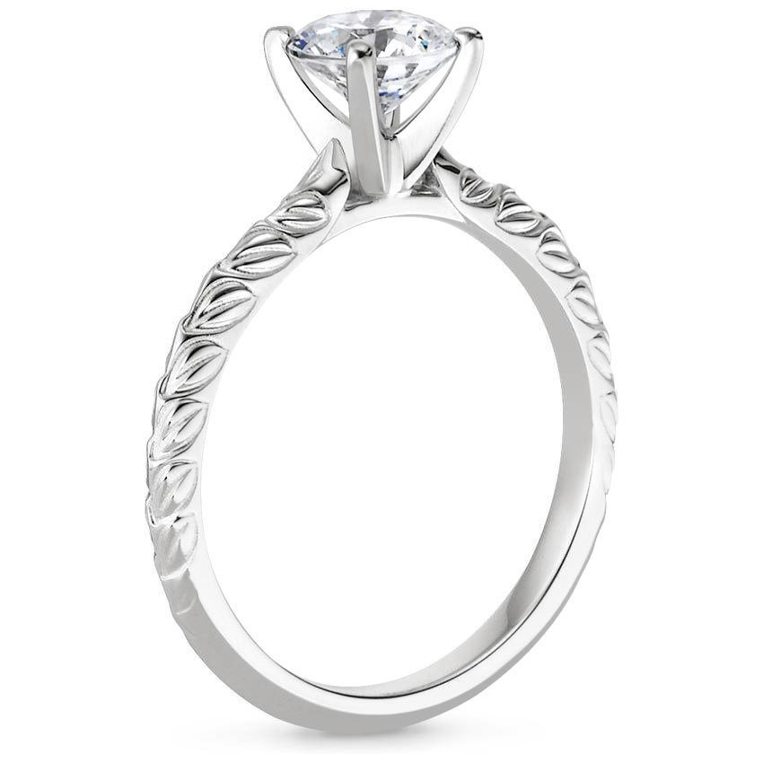 Изысканное помолвочное кольцо с бриллиантом 1 карат