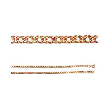 Цепочка из серебра без вставок длиной 45см. Цепочка из серебра без вставок длиной 45см.