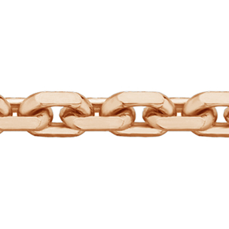 Золотая цепочка якорное плетение шириной 3,3 мм - купить по цене 124800 руб. в интернет-магазине goldax.ru