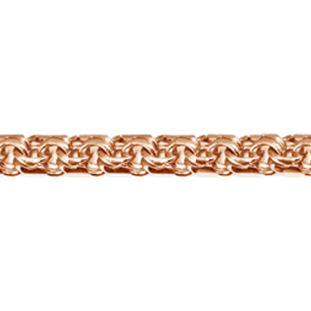 Цепь золотая бисмарк шириной 6,8 мм Цепь золотая бисмарк шириной 6,8 мм