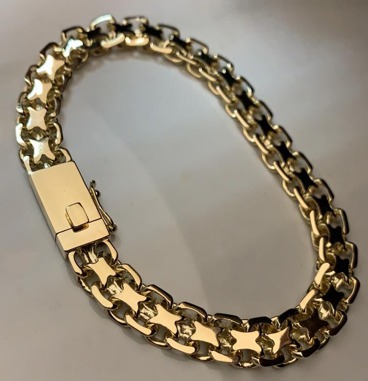Мужской браслет двойной якорь из золота - купить по цене 168000 руб . винтернет-магазине goldax.ru