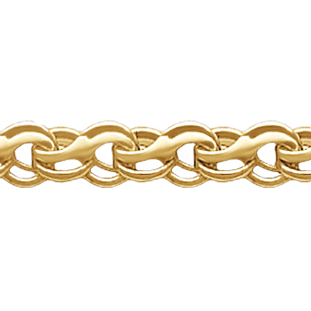 Золотая цепочка ручеек шириной 3,8 мм - купить по цене 83200 руб . винтернет-магазине goldax.ru
