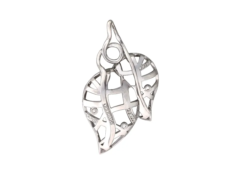 Золотая подвеска с бриллиантами Золотая подвеска с бриллиантами