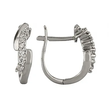 Серьги с бриллиантами Серьги с бриллиантами