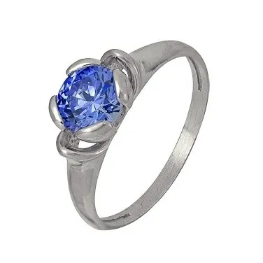 Кольцо из серебра с фианитом Кольцо из серебра с фианитом