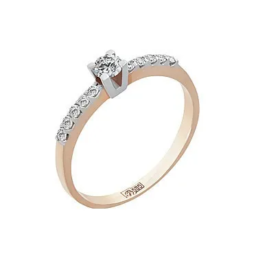 Кольцо с бриллиантом Кольцо с бриллиантом